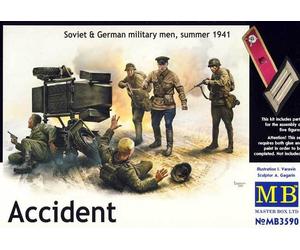 MB MASTERBOX - Incidente Sovietico E Tedesco Militari Uomini Modello Kit 1:35