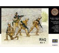MB Masterbox Modern US Infantry Iraq Irak 4 Personaggi 1:35 Kit Modello Nuovo