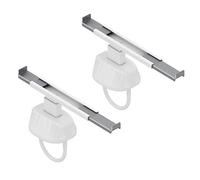 MB Mensola per termosifoni tubolare. Sistema Anti Sgancio avanzato per massima sicurezza. Si adatta a radiatori tubolari con collettori da 45mm a 60mm di diametro- 2 pezzi