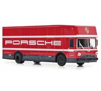 MB Mercedes Benz Renntransporter - Porsche - SCHUCO 1:64