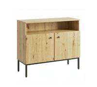 MB Muebles Bonitos | Credenza scandinava da salotto a 2 ante | Rovere EOS | Duna