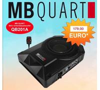 MB Quart QB201A Subwoofer Attivo Sistema Untersitzsubwoofer 20 CM (8 "),250 Watt
