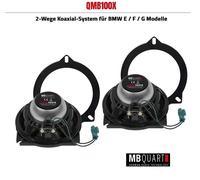 MB Quart QMB100X Coassiale 10 CM Altoparlante Compatibile Con BMW X6 F16 SUV