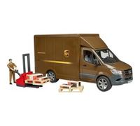 Bruder Mercedes Benz Sprinter UPS con autista transpallet manuale e Accessori