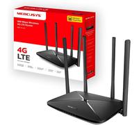 MB115-4G Router Wifi Con Sim, 4 Antenne Ad Alto Guadagno, 4G LTE Wireless N300Mb