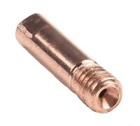 MB15 15AK punte 10 pezzi set con filettatura M6 per torcia di saldatura MIG - 0,6 mm 0,8 mm 0,9 mm 1,0 mm 1,2 mm ugelli in rame per accessori saldatori MB15AK (0,9 mm)