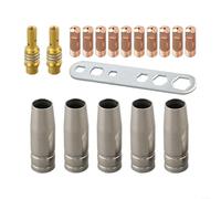 MB15 15AK Set di accessori completo include punte di contatto, coppa scudo e supporto diffusore, aggiunta perfetta al tuo dispositivo di saldatura (0,1 cm)