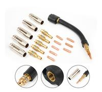 MB15AK Accessori Saldatura MIG Mag Collo Set Torcia 0,8mm 21PCS Punta Contatto