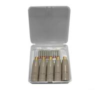 MB15AK TIG 15AK MIG MAG compatibile con ugello scudo di saldatura con rivestimento speciale lega di alluminio e materiale di rame Dimensioni punta di contatto 0 8 mm 1 0 mm 1 2 mm (14 pezzi-0,8 mm)