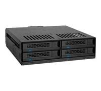 Icy Dock Mobile Rack 4x 2.5'' SATA MB324SP-B Alu BLACK Accessori per dischi
