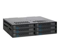 Icy Dock MB326SP-B - Gabbia Hot Swap ExpressCage per 6 unità SSD/HDD SATA da 6,3 cm in 1 alloggiamento da 5,25"