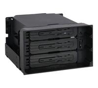 Icy Dock Alloggiamento HDD MB830SP-B – 3 x 3,5" SATA/SAS Hot-Swap, Ventilatore, Nero