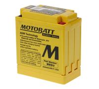 BATTERIA MOTO 12V AGM POTENZIATA MOTOBATT MB9U 11 Ah 136x76x155 mm PER MOTO
