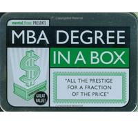 MBA Degree in a Box: All the Prestige for a Fraction of the Price (School in a Box) by Mental Floss (1-May-2009) Cards