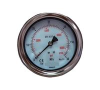 MBB10U-600-1-ZZZ Manometro Diametro 100mm G1/2 60MPa