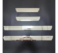 MBBROS 4 Pezzi Auto Acciaio Inossidabile Battitacco per Toyota Rav4 IV Bj. 2013-2019, Piastra Battitacco Protezione del Davanzale della Portiera Dell'auto Accessori