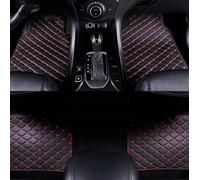 MBBROS 4 Pezzi Tappetini Auto per for Alfa Romeo Junior 2024, Tappeto Tappetini Auto Abitacolo Tappeti Antiscivolo Impermeabili Fodera Protezione Accessori,G Black Red