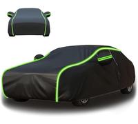 MBBROS Telo Copriauto da Esterno per BMW 740d 2022 2023 2024 2025+, Impermeabile Antipolvere Resistente al Sole Copertura Auto con Cerniera Laterale,A-Green