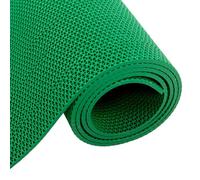 MBBTAG Grande tappetino d'entrata in gomma da esterni, tappeto gomma antiscivolo, 5 mm ispessito, Gomma Antiscivolo Drenante, zerbino gomma, Adatto per piscine, terrazze, balconi, bagni, garage(Verde,