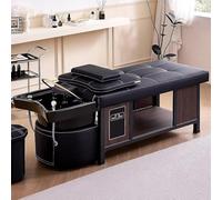 MBCEYLSTUB Attrezzatura per La Spa Head, Lettino per Shampoo per La Cura della Testa - Lettino per Shampoo da Massaggio con Spazio di Archiviazione Aperto per Parrucchiere E Salone di Bellezza