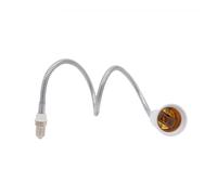 MBCXYHNG Adattatore LED da E14 a E27 Lampada di conversione estesa Base della Lampada Supporto Flessibile da Parete Base for convertitore di Presa di Luce Prolunga wanglan (Color : A1)