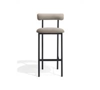 Møbel Copenhagen Font Sgabello da Bar 65 cm Trio 0205/Struttura Nera