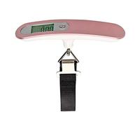 MbeLLO Bilancia da cucina digitale, bilancia elettronica, 50 kg/10 g portatile elettronico LCD bilancia da appendere bilancia elettronica (colore: rosa)