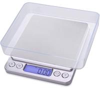 MbeLLO Bilancia da cucina digitale, bilancia elettronica, mini bilancia elettronica portatile precisa Bilancia tascabile custodia postale da cucina gioielli bilanciamento del peso (portante: 2 kg