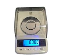 MBELLO Bilancia digitale da cucina, bilancia elettronica, 50 g, 0,001 g, bilancia elettronica digitale 0,001 g, con display LCD di precisione, bilancia per gioielli, laboratorio, conteggio carati