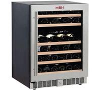 MBH - Cava da vino professionale 48 bottiglie per ospitalità Vinoteca industriale con 2 zone di temperatura per bar e ristorante.