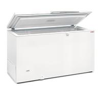 MBH - Congelatore a pozzetto industriale 472 L con coperchio a ribalta, termostato regolabile, serratura e isolamento efficiente para cucina, bar e ristorante (1700x690x860 mm)