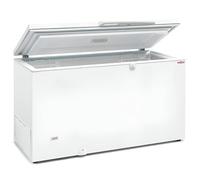 MBH - Congelatore a pozzetto industriale 88 L con coperchio a ribalta, termostato regolabile, serratura e isolamento efficiente per cucina, bar e ristorante (600x530x835 mm)