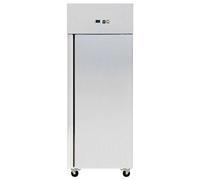 MBH - Congelatore professionale inox GN2/1, 610L per ristorazione. Armadio verticale INOX per bar e ristorante.