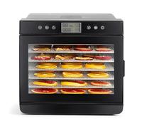 MBH - Disidratatore professionale per alimenti con 7 vassoi in acciaio inox e controllo digitale. Macchina per disidratare frutta, funghi e verdure per l'ospitalità.