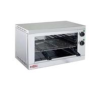 MBH - MAQUINARIA BAR HOSTELERÍA - Salamandra Elettrica Professionale con Timer, Ideale per Grigliare o Gratinare, Costruita in Acciaio Inossidabile, Dimensioni 600 x 300 x 360 mm