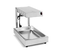 MBH - Scaldabagno elettrico per patatine fritte 600 W INOX professionale per alberghi. Mantendore di fritto industriale per bar e ristorante.