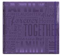 MBI 12 x 12 Pollici Gloss Postale Bound Scrapbook, Famiglia