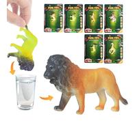 Mbiyhgta Animali che Cambiano Colore | 6 Pezzi Animali da Bagno per Bambini con Cambio Colore | Giochi Sensoriali Regalini per Calze per Compleanno Natale Ragazzi Ragazze Piscina