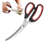 Mbiyhgta per pollame resistenti, da cucina per alimenti - da cucina affilate in acciaio inossidabile - Cesoie multiuso con impugnatura ergonomica per carne cotta e cruda,