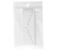 Mbiyhgta Pochoirs à sourcils, pochoir de shaper de sourcils, 25 pièces Modèles de sourcils du souverain microblading - Outil de mesure des sourcils, ensemble de styles, trousse à outils Buddy,