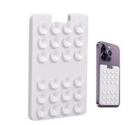 Mbiyhgta Porta Carte a Ventosa per Telefono - Porta Carte Autoadesivo per Cellulare, Strumento di Del Telefono Multiuso per Specchio, Finestra, Parete e Doccia