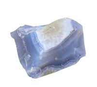 Mbiyhgta Roccia di Agata Blu - Ghiaia di Agata Blu - Minerale Minerale Naturale, Agata di Pizzo Blu per la Decorazione del Vaso 'Acquario di Bon saai