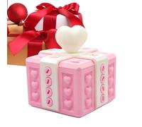 Mbiyhgta Screw Box Prank - 7 Cmnovelty Gift Wrap Boxes, Novelty Wraps Boxes, Prank Threeside Printed Crate, Gag Pranks Novelty Handout Wrap with Screws | Suitable for Desktop Holidays Storage