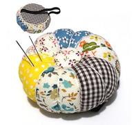 Mbiyhgta Sewing Pin Cushion Wristband - Multifunctional 2-in-1 Organizer, Pumpkin Style Needle Holder for DIY Crafts, Crochet, Beading, Knitting | Convenient Tool for Home Workshop Projects