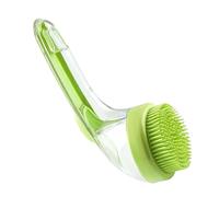 Mbiyhgta Spazzola da bagno per cani, spazzola per la cura del cane in bagno, impugnatura ergonomica antiscivolo, pulitore per massaggio a spazzola per cani e gatti