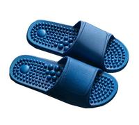 MBNKMEBU Ciabatte for riflessologia Plantare con agopressione for Massaggio dei Punti di agopuntura, Scarpe da Massaggio Antiscivolo for Bagno e Doccia(Dark Blue,EUR 41-42)