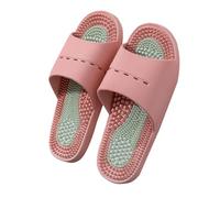MBNKMEBU Ciabatte massaggianti for agopressione, Sandali massaggianti for agopuntura, stimolano la circolazione e migliorano la Salute di Uomini e Donne.(Roze,EUR38-39)