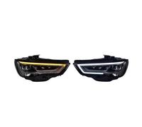 MBPBVRVAF Faro Principale 1 Coppia Per A3 2014 2015 2016 Gruppo Ottico Anteriore LED Auto Lente Proiettore DRL Luce Svolta Dinamica Gruppo Fari Anteriori(Xenon)