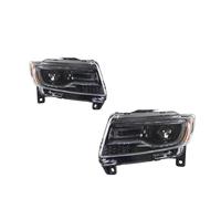 MBPBVRVAF Faro Principale 1 Coppia Per Compass Per Rand Per Cherokee 2011-2015 Fari Per Auto Gruppo Ottico LED Completo Lente Proiettore Gruppo Fari Anteriori(Xenon Smoke 1 pair,LHD)