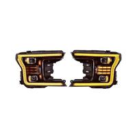 MBPBVRVAF Faro Principale 1 Coppia Per Raptor Per F150 2018 2019 2020 Gruppo Ottico Anteriore LED Auto DRL Indicatori Direzione Anteriori Gruppo Fari Anteriori(Yellow DRL)